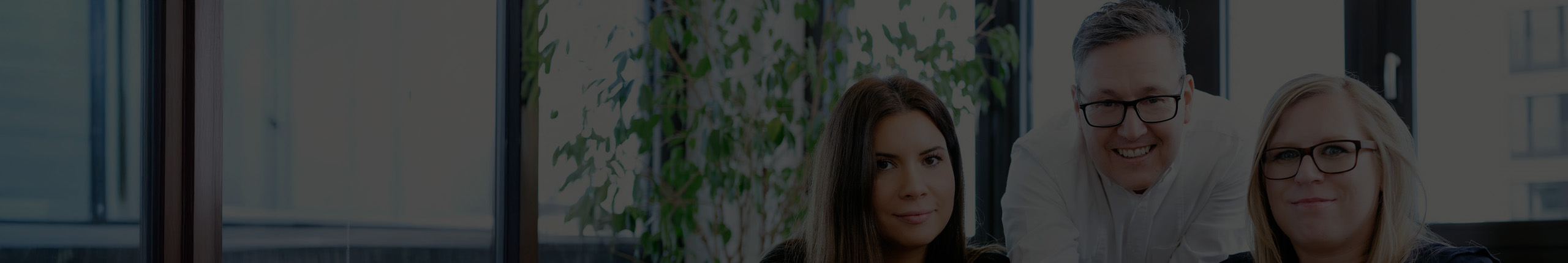 Banner moderner Arbeitgeber